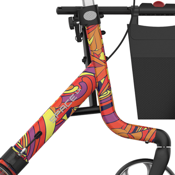Huvudbild Rollator Space LX, Flower
