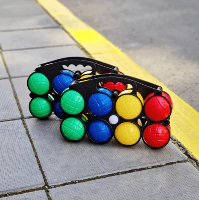 Boccia spel, plast