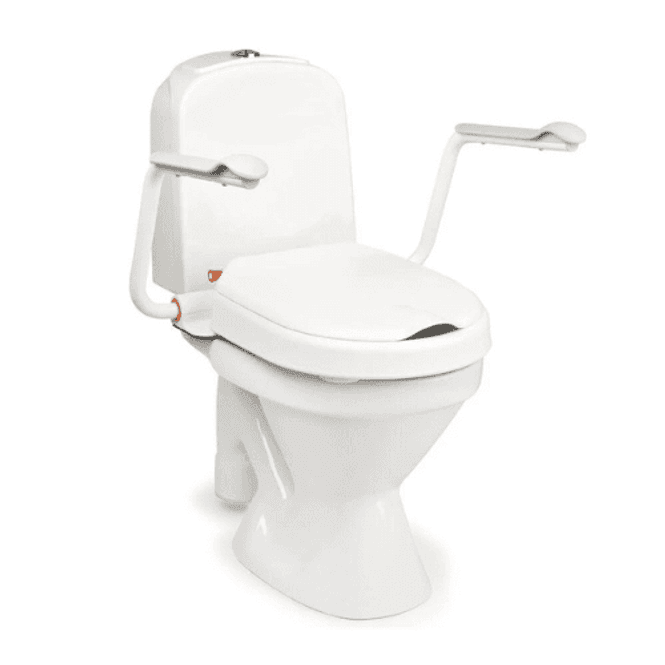Huvudbild Toaförhöjning Hi-Loo med armstöd, 10 cm