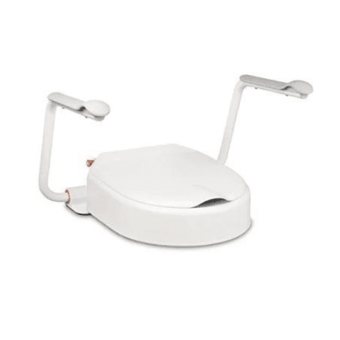 Huvudbild Toaförhöjning Hi-Loo med armstöd, 10 cm